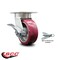 Service Caster 5 Inch Kingpinless Poly on Aluminum Wheel Caster with Brake and Swivel Lock SCC SCC-KP30S520-PAR-SLB-BSL - alternate 3